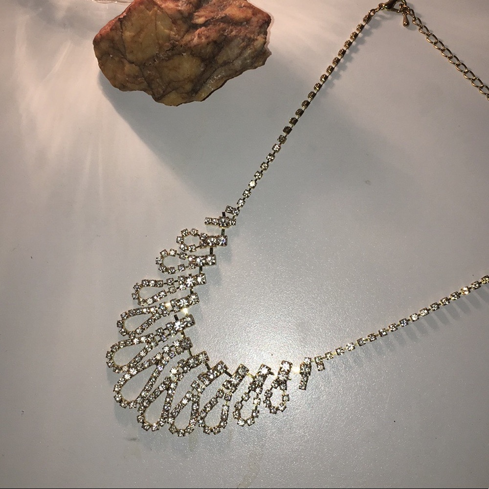 Faux Diamond Necklace